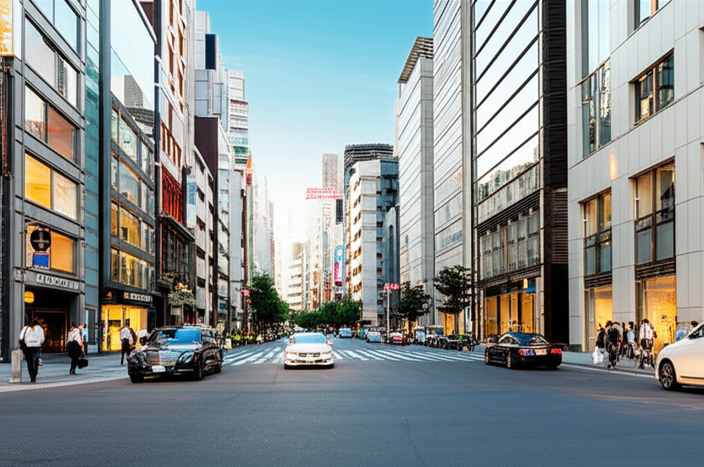 銀座の街並み
