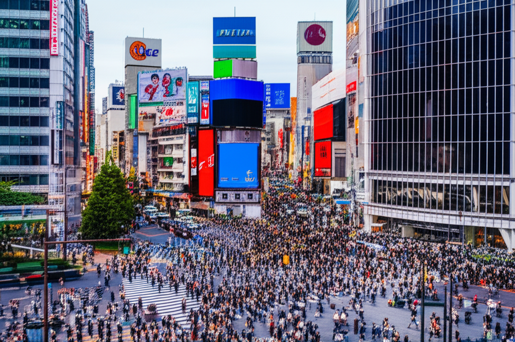 渋谷の街並み