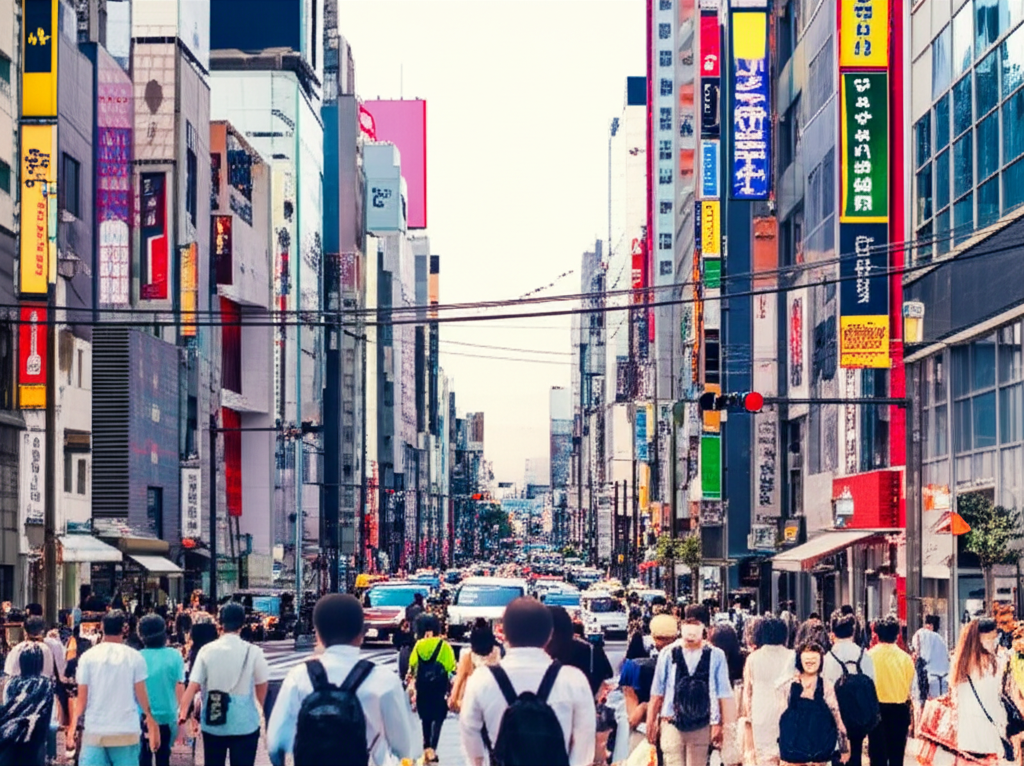 新宿の街並み